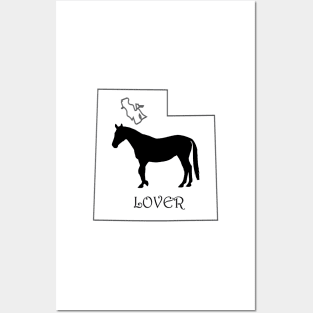 Utah Horse Lover Gift Posters and Art